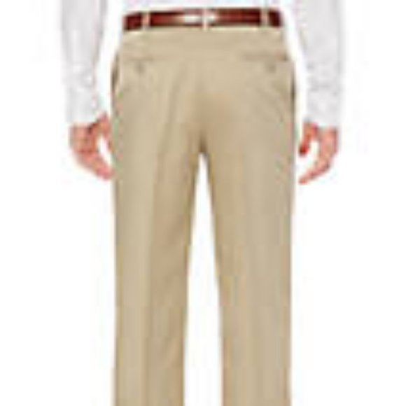 Savane Pants Savane Pleated Stretch Crosshatch Dresspants 38x32